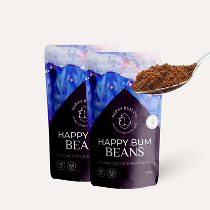Happy Bum Beans - Organic Medium Roast Enema Coffee  x 2