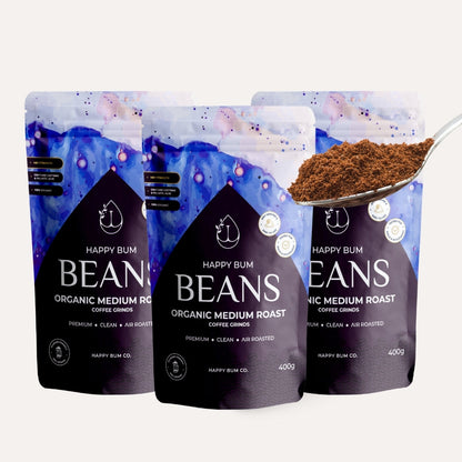 Happy Bum Beans - Organic Medium Roast Enema Coffee
