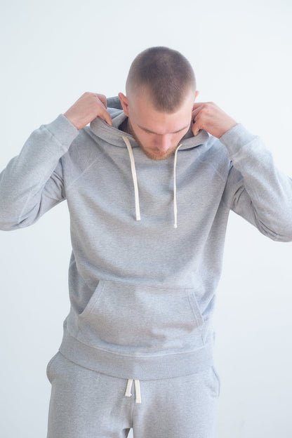 Men's Organic Cotton Midweight Raglan Hoodie