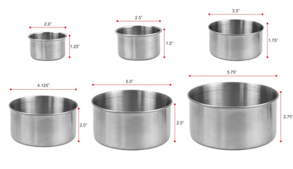 Stainless Steel Lunch Box, 6 Pc Set, Leak Proof, 78 Oz by ecozoi