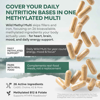 Methylated Whole Food Multivitamin