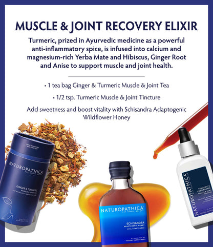 Ginger & Turmeric Muscle & Joint Tea by Naturopathica