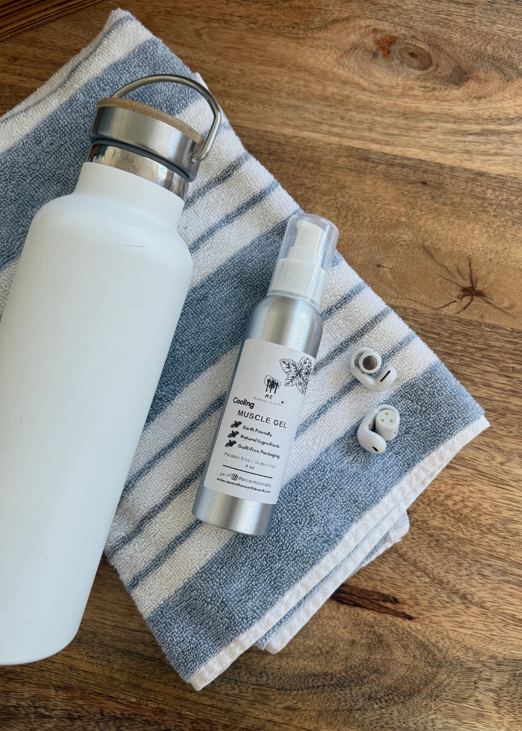 Cooling Muscle Gel with Essential Oils - 4 oz