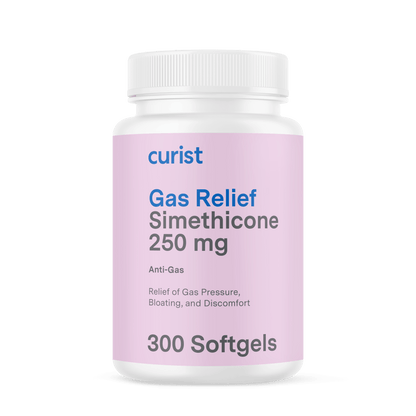 Gas Relief (simethicone 250 mg), 300 ct by Curist