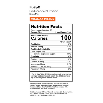 Gnarly Fuel₂O Orange Drank by Gnarly Nutrition