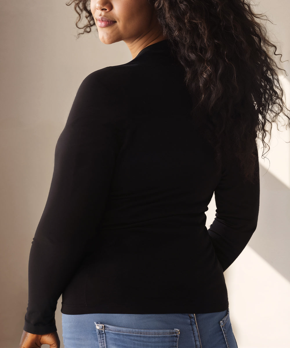 Everyday Elevated Crewneck Long Sleeve Brami by NOOD