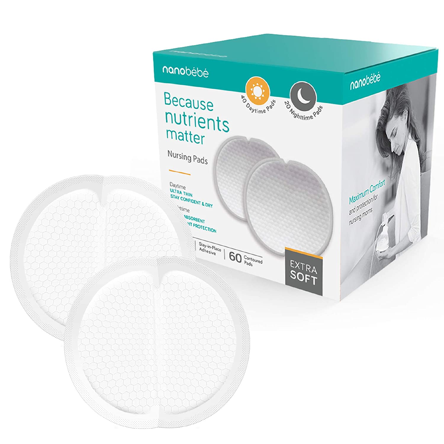 Day & Night Nursing Pads by Nanobébé US