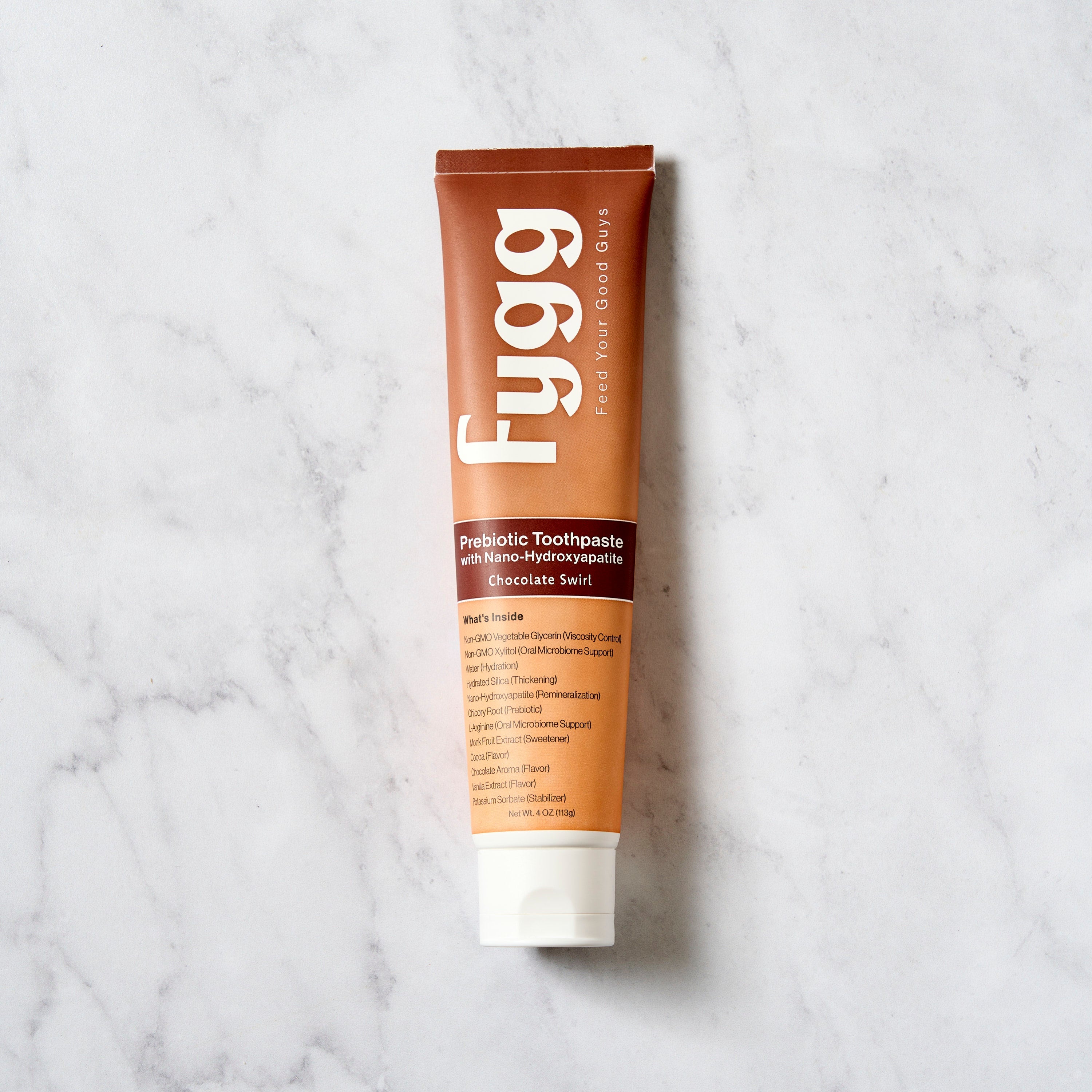 Nano-Hydroxyapatite Toothpaste with Prebiotics | Chocolate Swirl