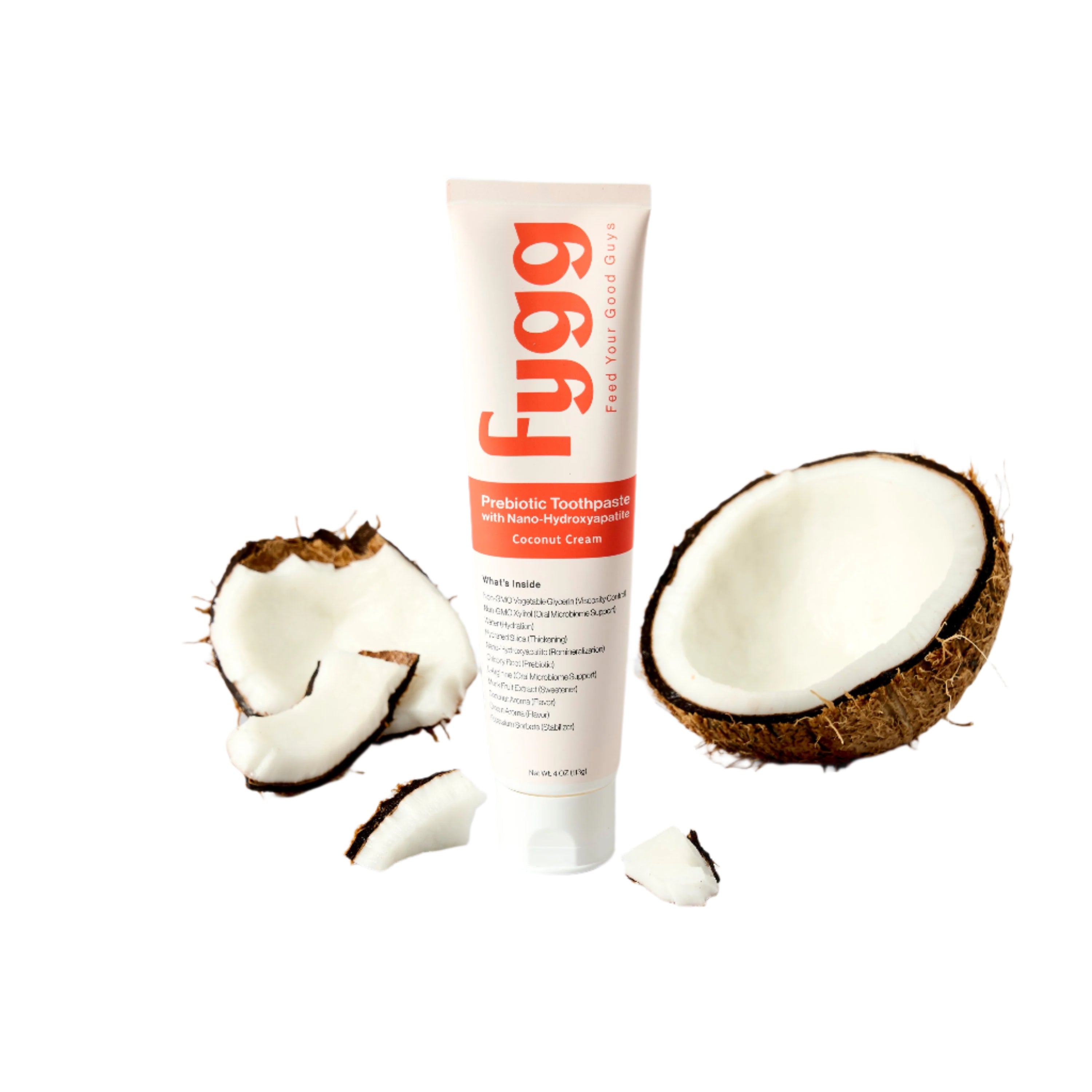 Nano-Hydroxyapatite Toothpaste with Prebiotics | Coconut Cream