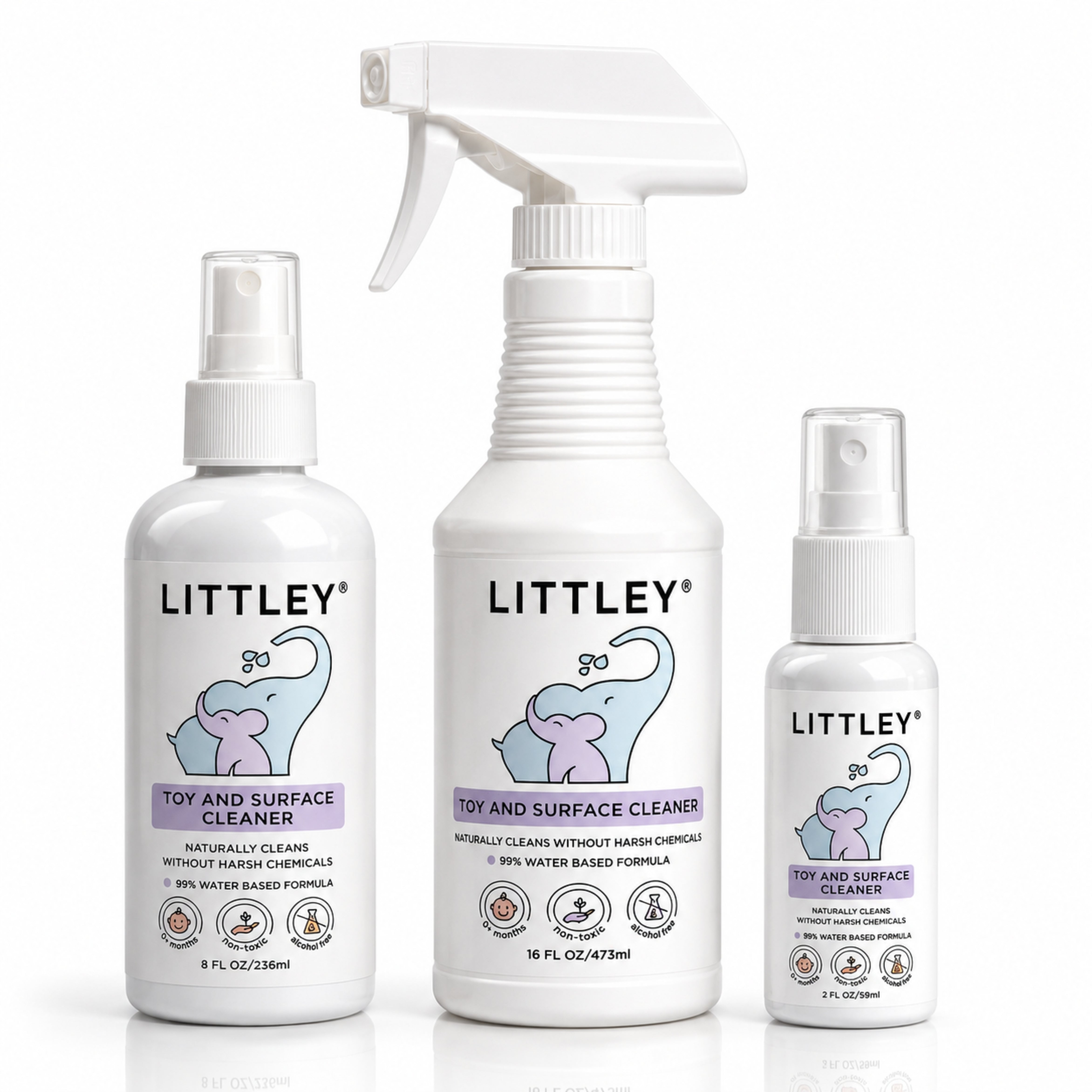 Littley Toy & Surface Cleaner | Gentle HOCl Toy & Surface Spray