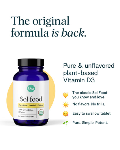 Plant-based Vitamin D Tablets