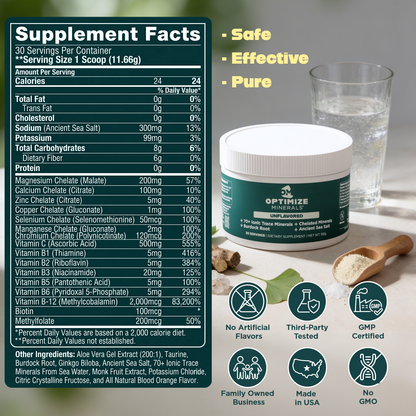 OPTIMIZE MINERALS AND VITAMINZ BUNDLE™️