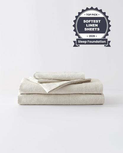 Stonewashed Linen Sheets Set