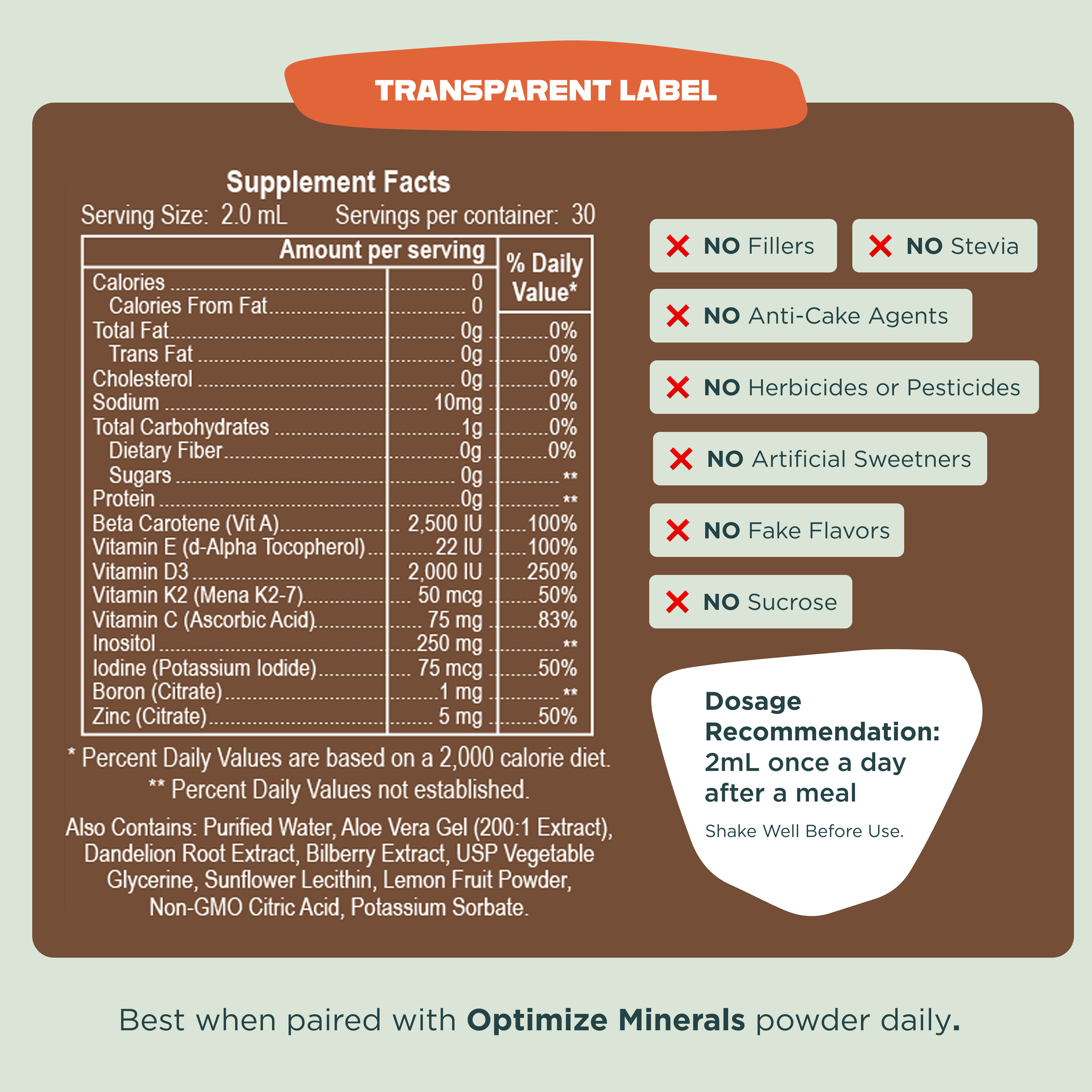 OPTIMIZE MINERALS AND VITAMINZ BUNDLE™️