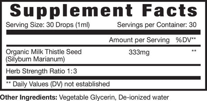 Milk Thistle Extract  Alcohol-Free Tincture