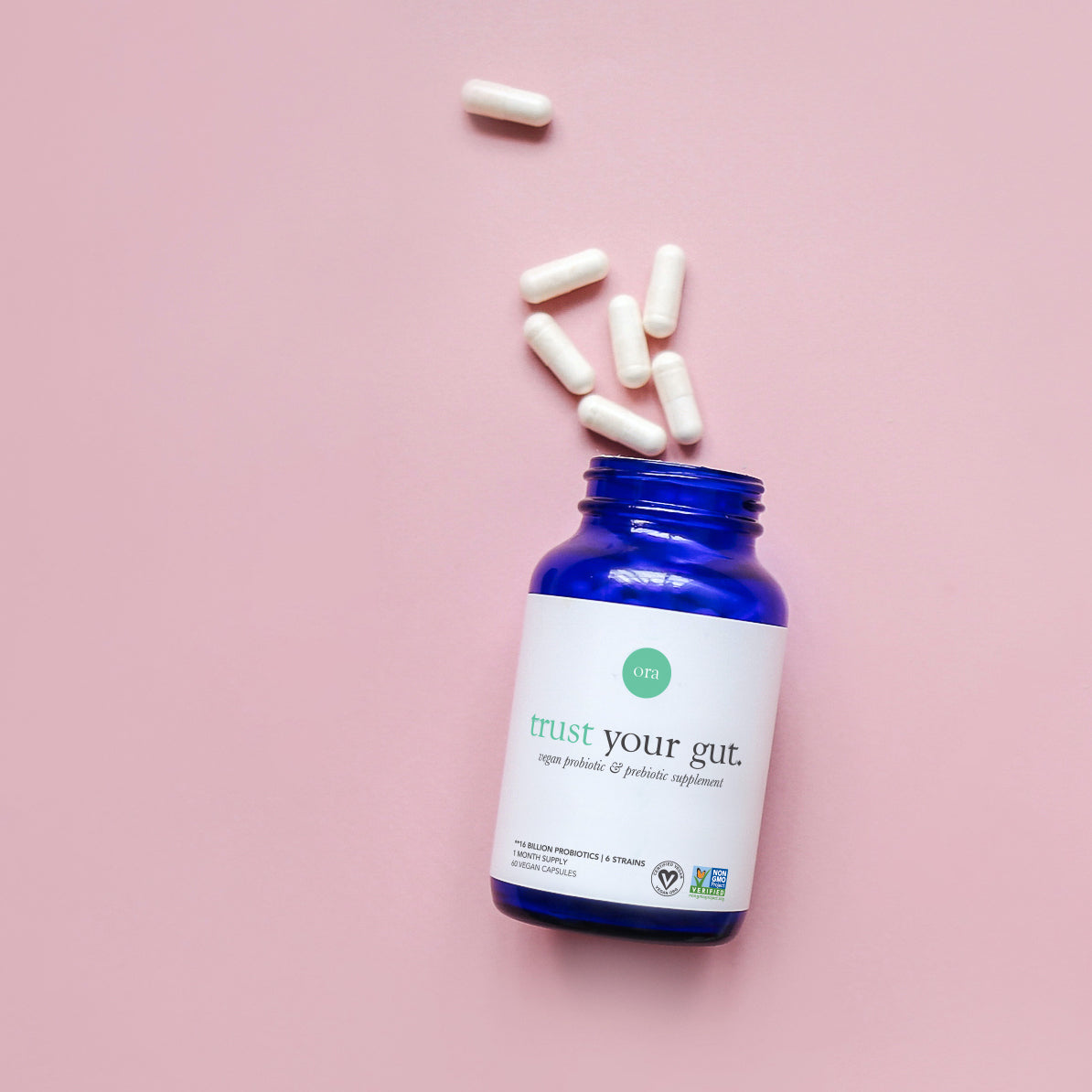 Plant-based Probiotics with Prebiotics Capsules