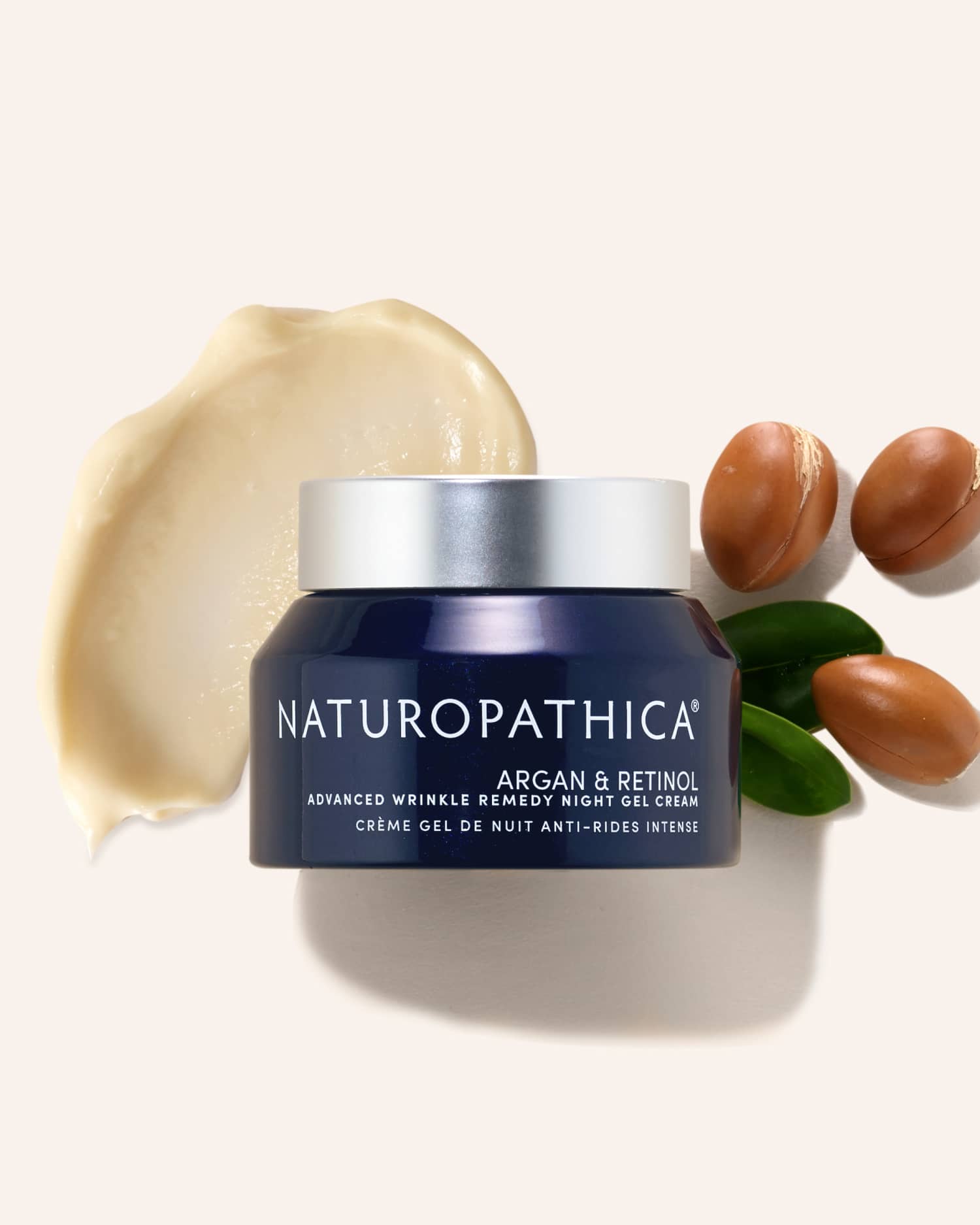 Argan & Retinol Advanced Wrinkle Remedy Night Gel Cream by Naturopathica