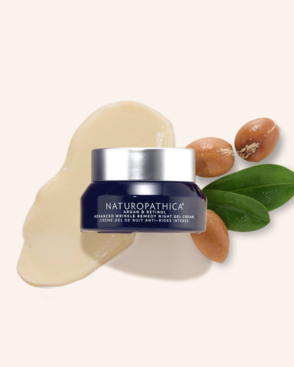 Argan & Retinol Advanced Wrinkle Remedy Night Gel Cream by Naturopathica