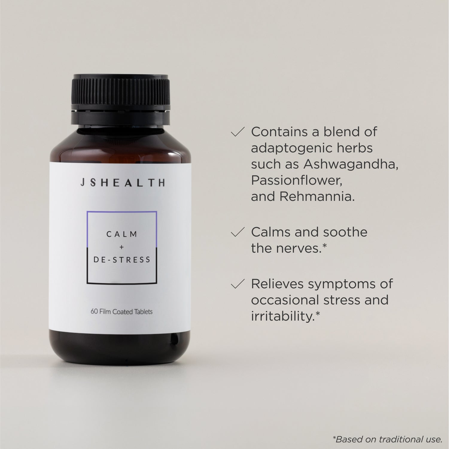 Calm + De-Stress Twin Pack - 2 Months Supply