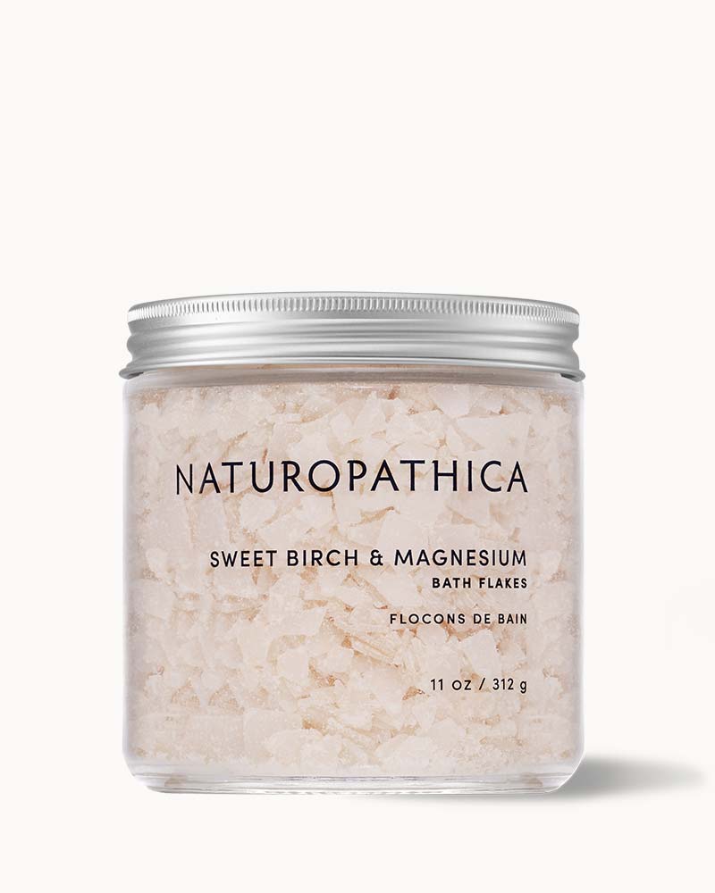 Sweet Birch & Magnesium Bath Flakes by Naturopathica