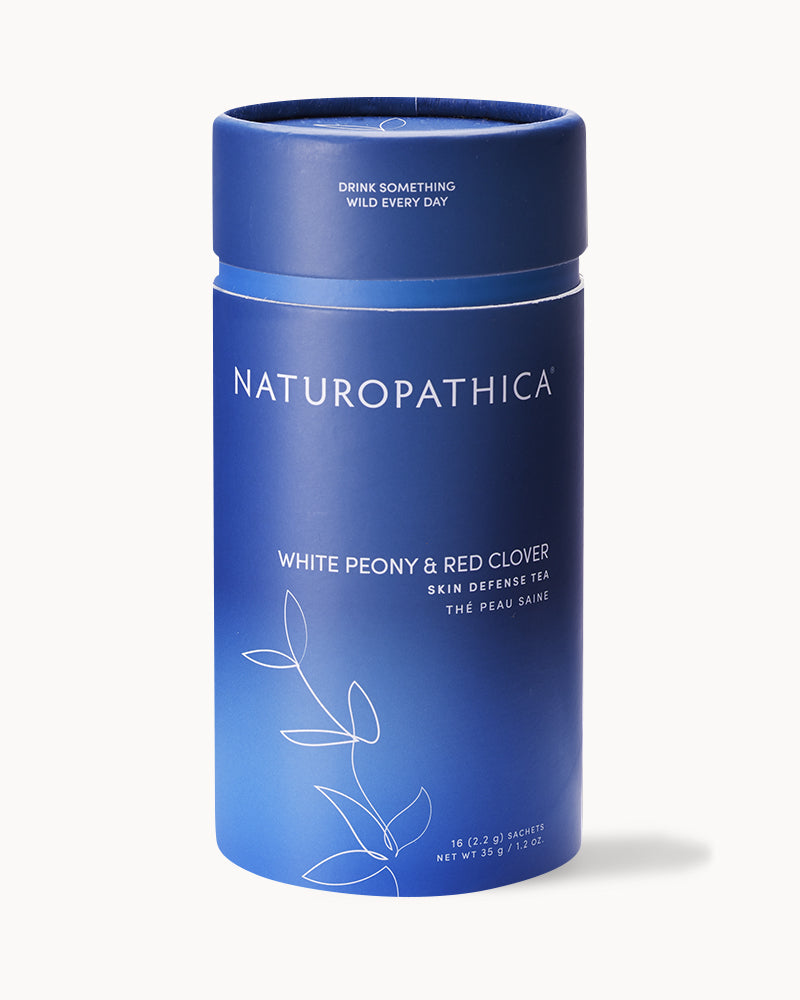 White Peony & Red Clover Skin Defense Tea by Naturopathica