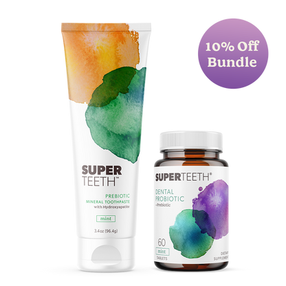 Dental Probiotic + Prebiotic Mineral Toothpaste Bundle - Mild Mint