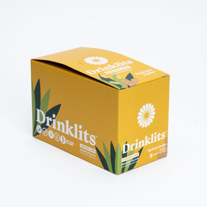 GINGER-LIME Electrolyte Tablets for Daily Hydration (8 Tubes, 80 Servings) by Drinklits