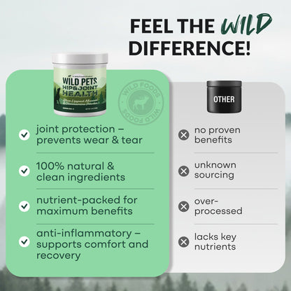 Wild Pets - Blue Lipped Mussel & Glucosamine Powder