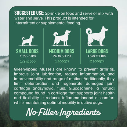 Wild Pets - Blue Lipped Mussel & Glucosamine Powder