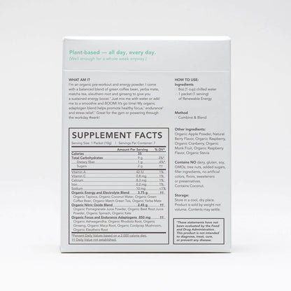 Organic Pre-Workout Powder