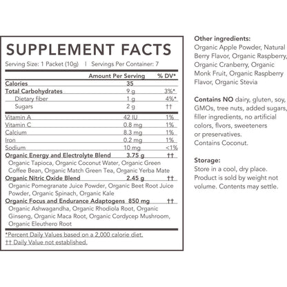 Organic Pre-Workout Powder