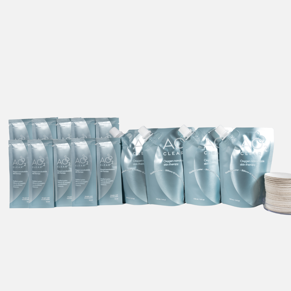 AO2 Clear 30 Day Supply + 10 Travel Packs