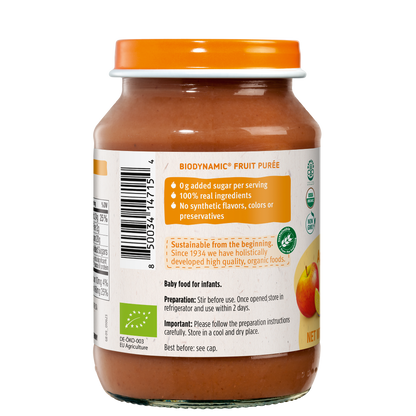 Holle Organic Baby Food Jar - Apple & Plum - 6 Jars by Holle USA