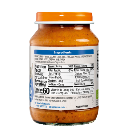 Holle Organic Baby Food Jar - Veggie Risotto - 6 Jars by Holle USA