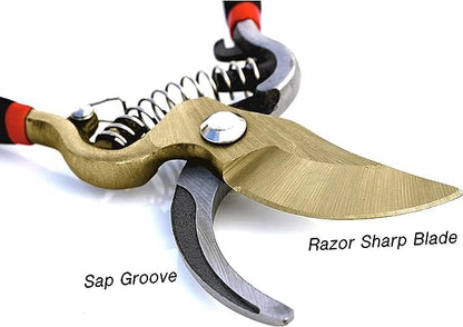 4pc Garden Tool Set – Trowel, Cultivator, Transplanter & Titanium Pruner