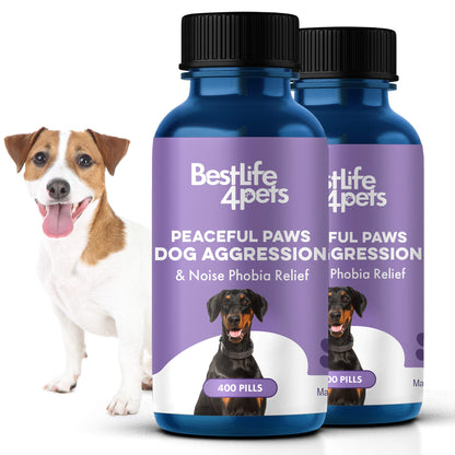 Peaceful Paws Dog Aggression Management and Noise Phobia Remedy by BestLife4Pets