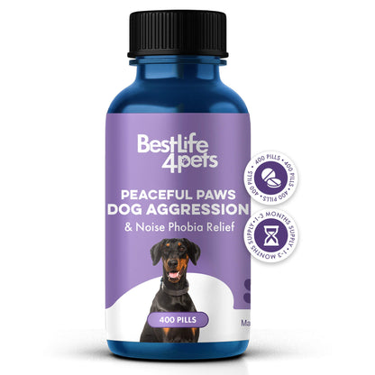 Peaceful Paws Dog Aggression Management and Noise Phobia Remedy by BestLife4Pets