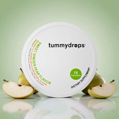 Sweet Pear Ginger Tummydrops, 18 ct