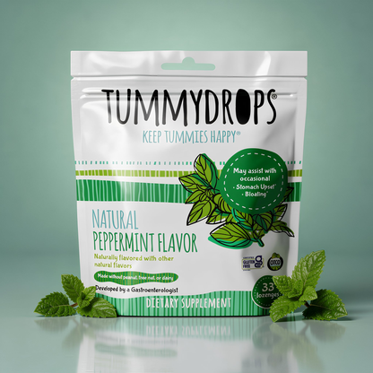 Natural Peppermint Tummydrops, 33 ct