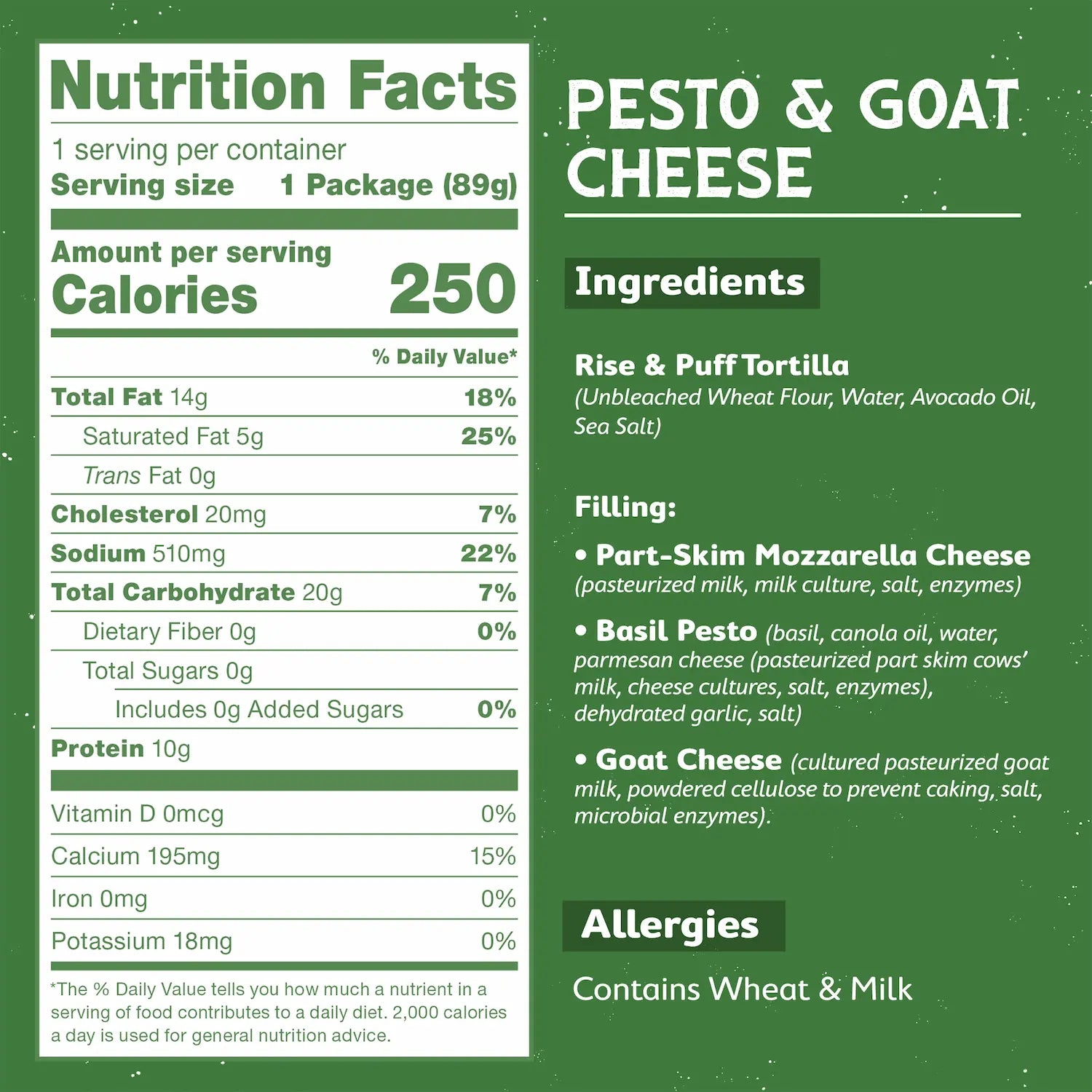 Pesto & Goat Cheese