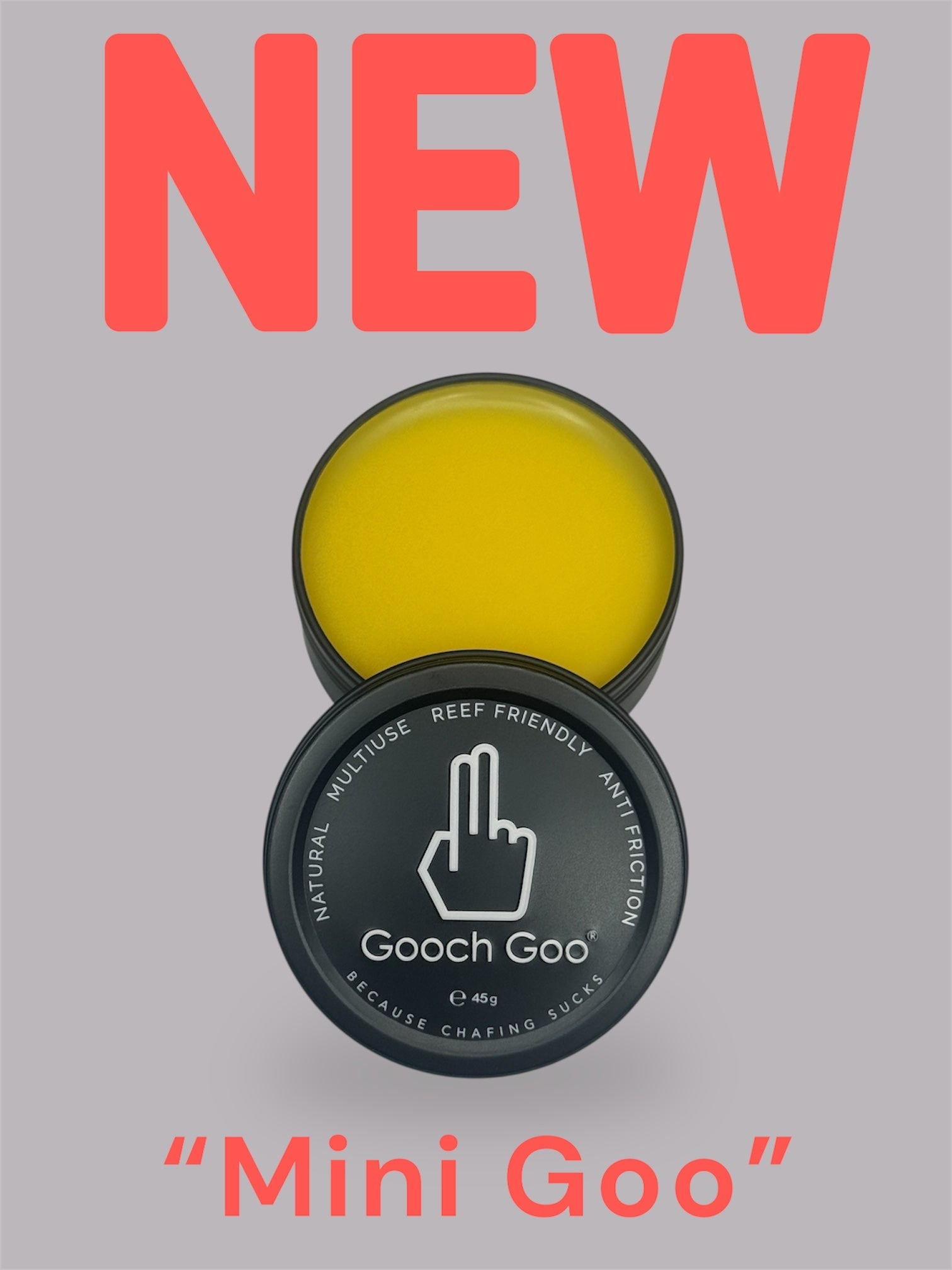 Gooch Goo Mini 45g Anti-Chafe Balm (Tin) | Travel Size