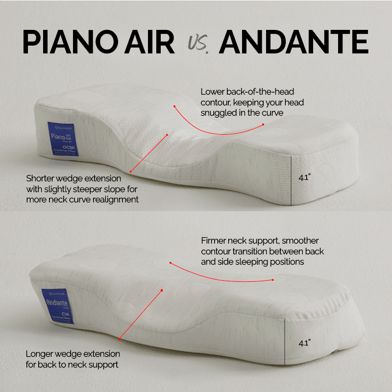 Piano Air Pillow : Most Versatile by KANUDA USA