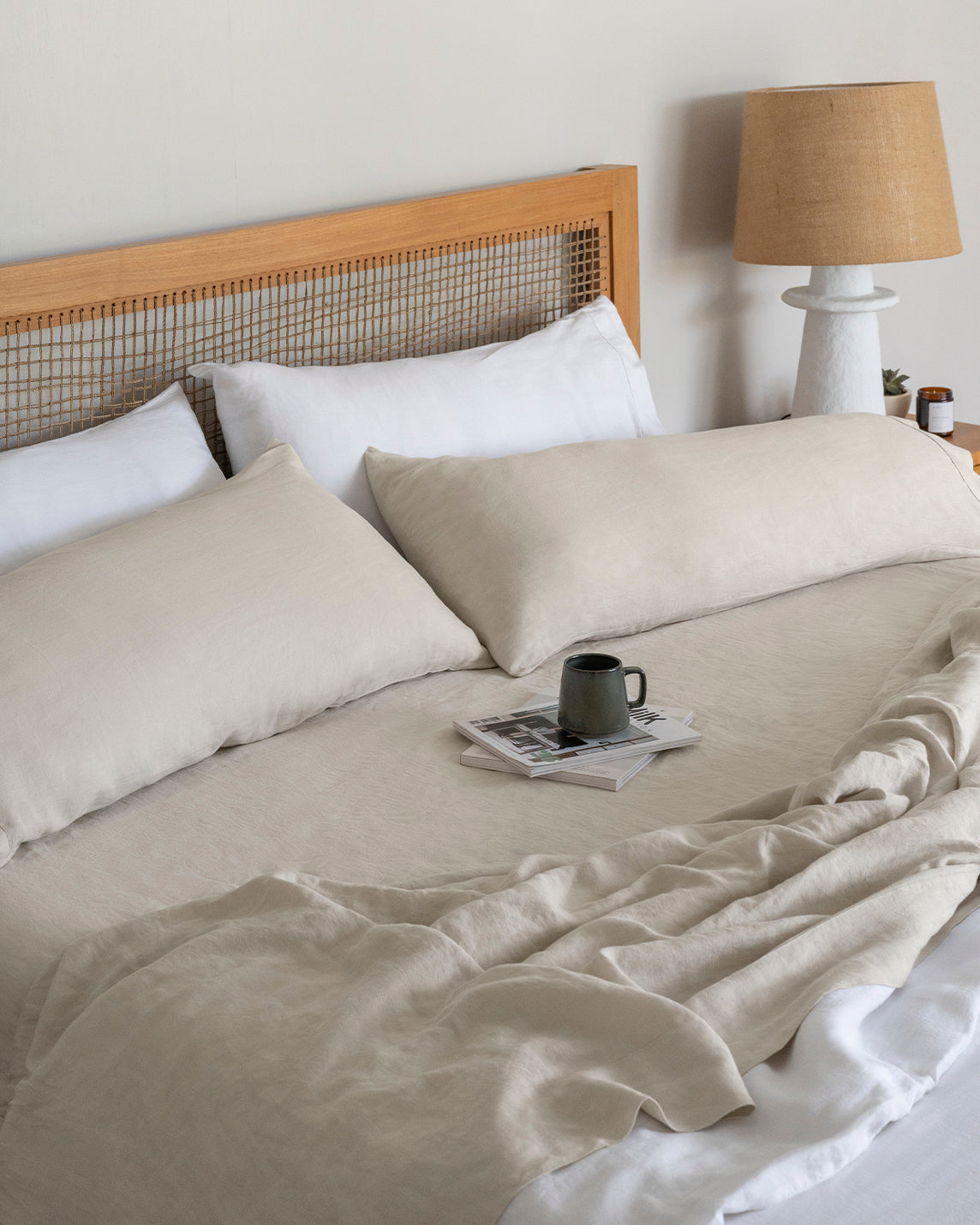 Stonewashed Linen Pillowcases - Thumbnail 3