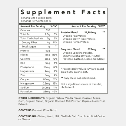 Organic Plant-Based Protein