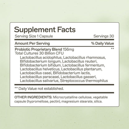 Probiotic Capsules 30 Billion by Amy Myers MD