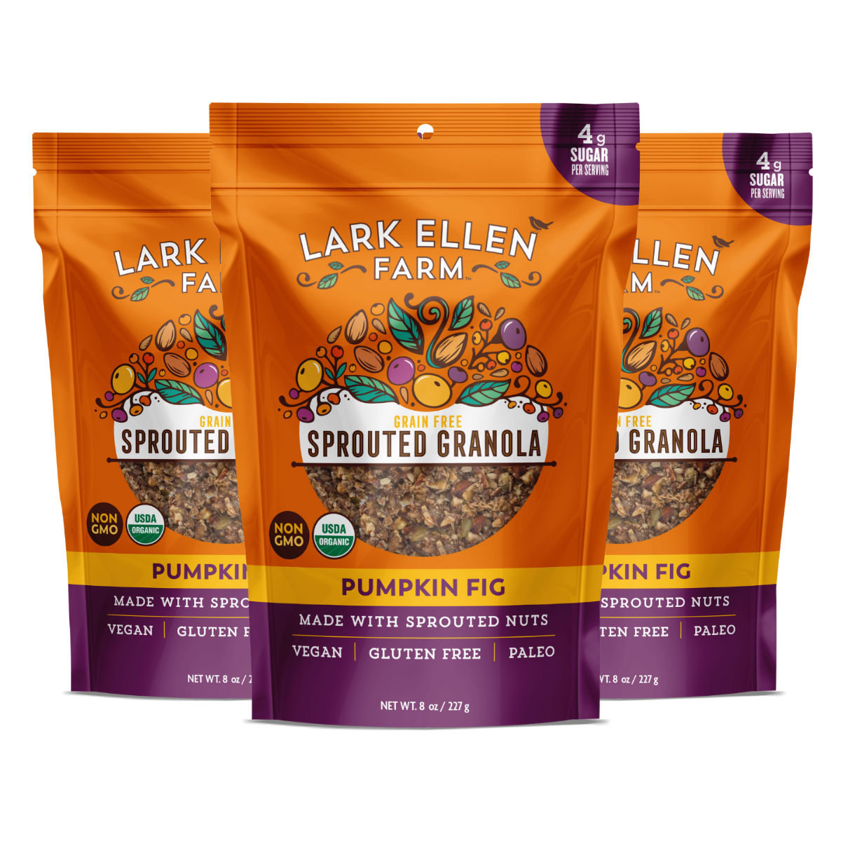 Pumpkin Fig Sprouted Granola (Grain-Free)