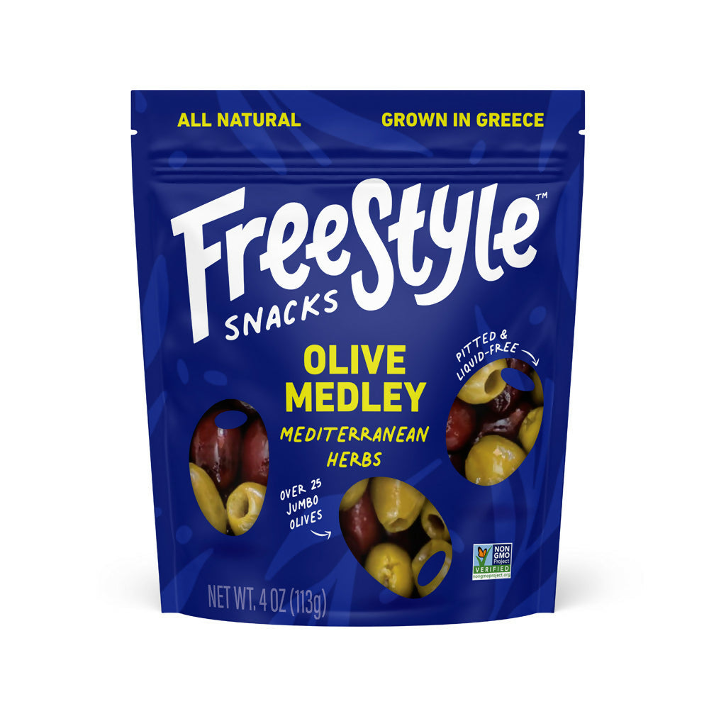 Freestyle Snacks Mediterranean Herb Medley - 6 bags x 4oz by Farm2Me