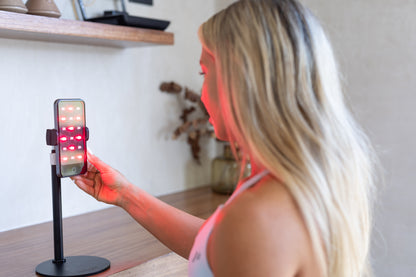 Glow: Portable Red Light Therapy Device - Slimmest Handheld Solution for On-the-Go Relief