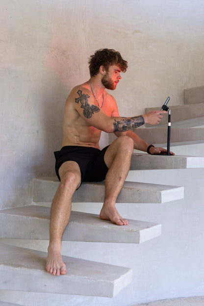 Glow: Portable Red Light Therapy Device - Slimmest Handheld Solution for On-the-Go Relief