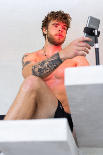 Glow: Portable Red Light Therapy Device - Slimmest Handheld Solution for On-the-Go Relief